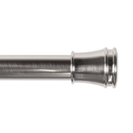 Kenney Mfg Twist & Fit 1in Tension Utility Rod, 48-84in, Brushed Nickel KNUTLYLC/18R